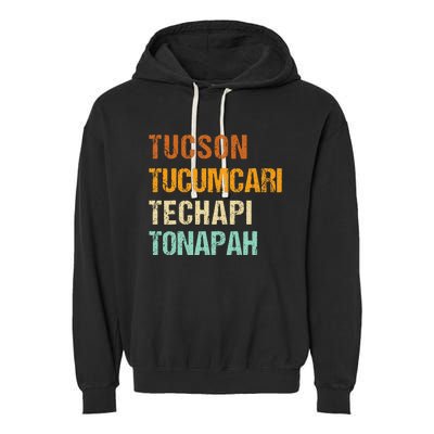 Funny Tourist Garment-Dyed Fleece Hoodie