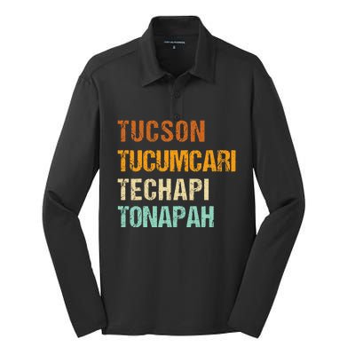 Funny Tourist Silk Touch Performance Long Sleeve Polo