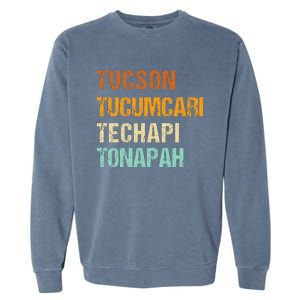 Funny Tourist Garment-Dyed Sweatshirt