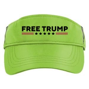 Free Trump Free Donald Trump I Stand With Trump Adult Drive Performance Visor