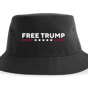 Free Trump Free Donald Trump I Stand With Trump Sustainable Bucket Hat