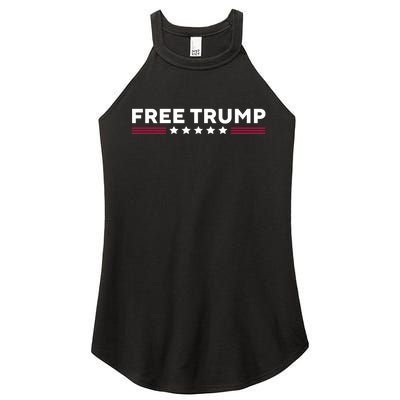 Free Trump Free Donald Trump I Stand With Trump Women's Perfect Tri Rocker Tank