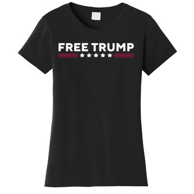 Free Trump Free Donald Trump I Stand With Trump Women's T-Shirt