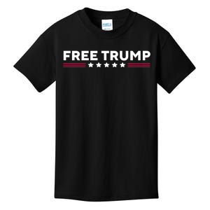 Free Trump Free Donald Trump I Stand With Trump Kids T-Shirt