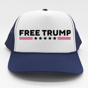 Free Trump Free Donald Trump I Stand With Trump Trucker Hat