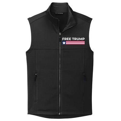 Free Trump Free Donald Trump I Stand With Trump Collective Smooth Fleece Vest