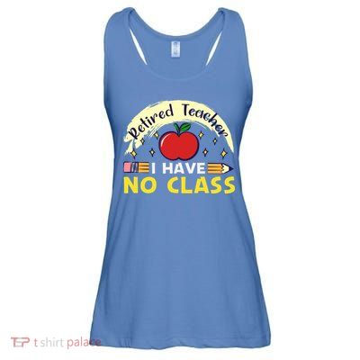 Funny Teacher Funny Retirement Retired Teacher Funny Quotes Ladies Essential Flowy Tank