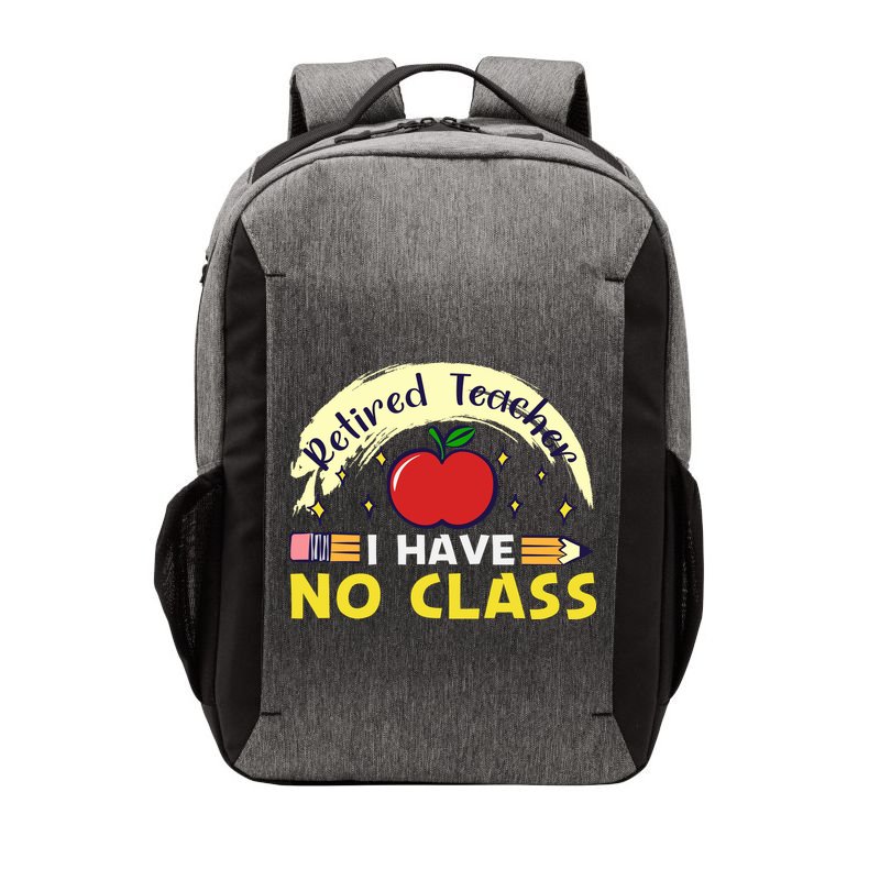Funny Teacher Funny Retirement Retired Teacher Funny Quotes Vector Backpack