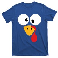 Funny Turkey Face For Thanksgiving Family Costume Cool Gift T-Shirt