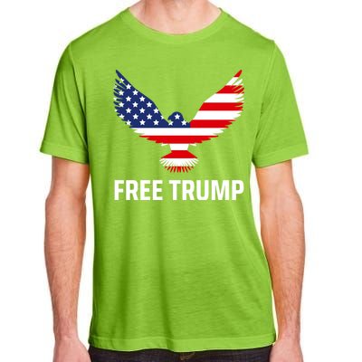 Free Trump Free Donald Trump I Stand With Trump Adult ChromaSoft Performance T-Shirt