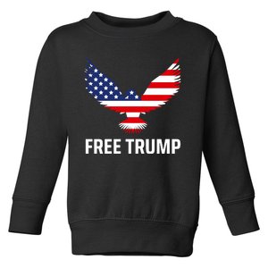 Free Trump Free Donald Trump I Stand With Trump Toddler Sweatshirt