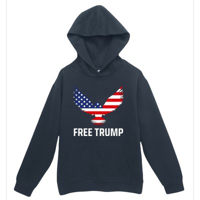 Free Trump Free Donald Trump I Stand With Trump Urban Pullover Hoodie