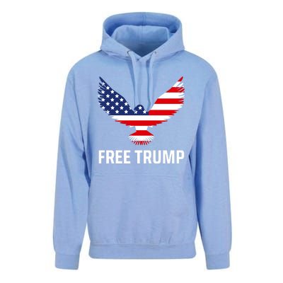 Free Trump Free Donald Trump I Stand With Trump Unisex Surf Hoodie