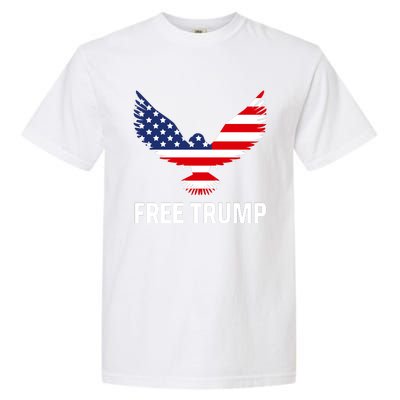 Free Trump Free Donald Trump I Stand With Trump Garment-Dyed Heavyweight T-Shirt