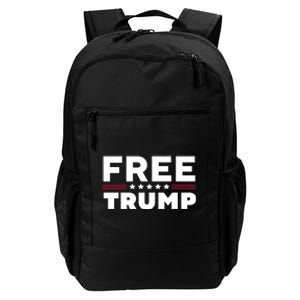 Free Trump Free Donald Trump I Stand With Trump Daily Commute Backpack