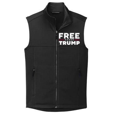 Free Trump Free Donald Trump I Stand With Trump Collective Smooth Fleece Vest