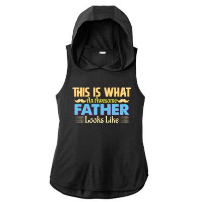 Father T Ladies PosiCharge Tri-Blend Wicking Draft Hoodie Tank