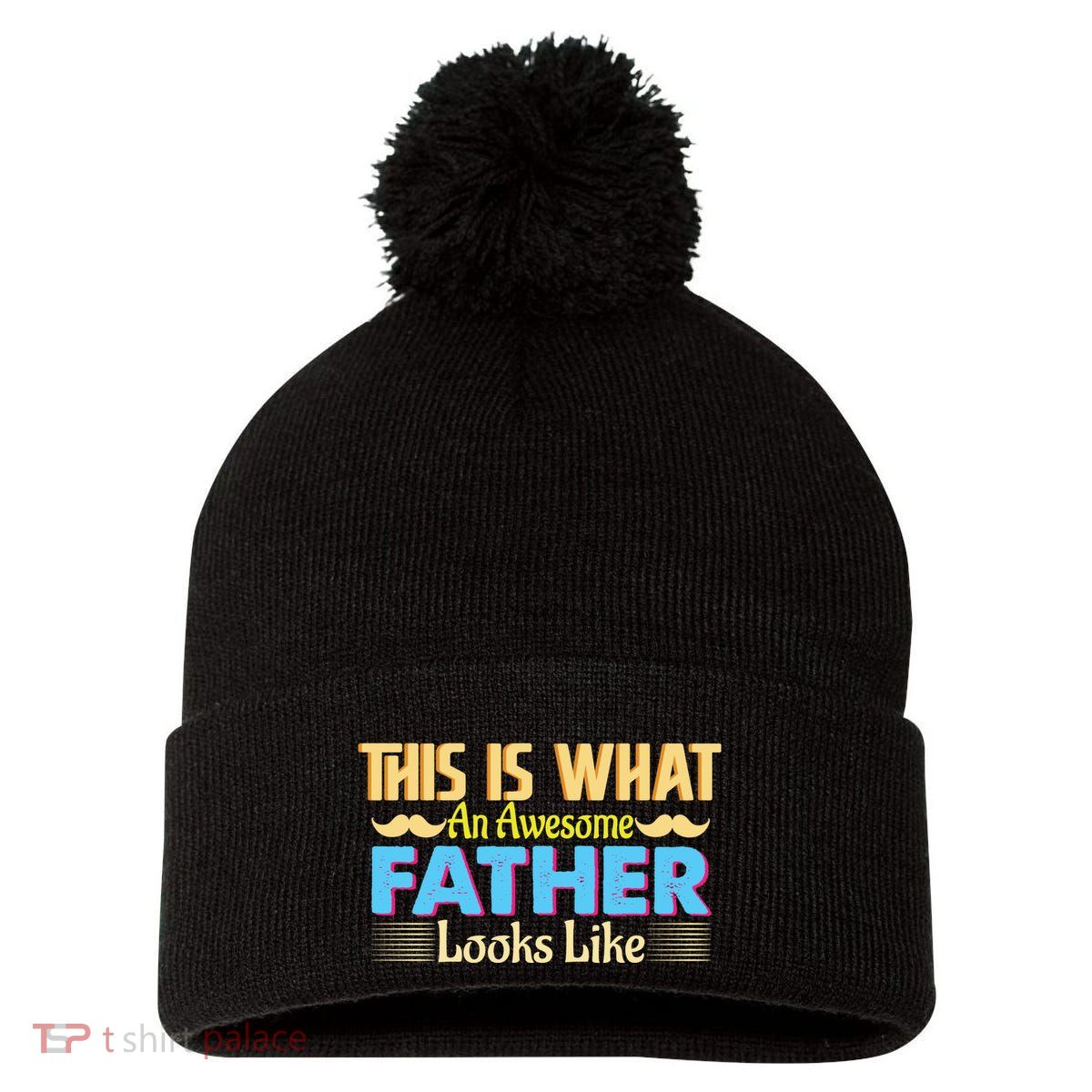 Father T Pom Pom 12in Knit Beanie