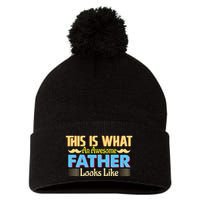Father T Pom Pom 12in Knit Beanie