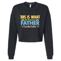 Father T Cropped Pullover Crew