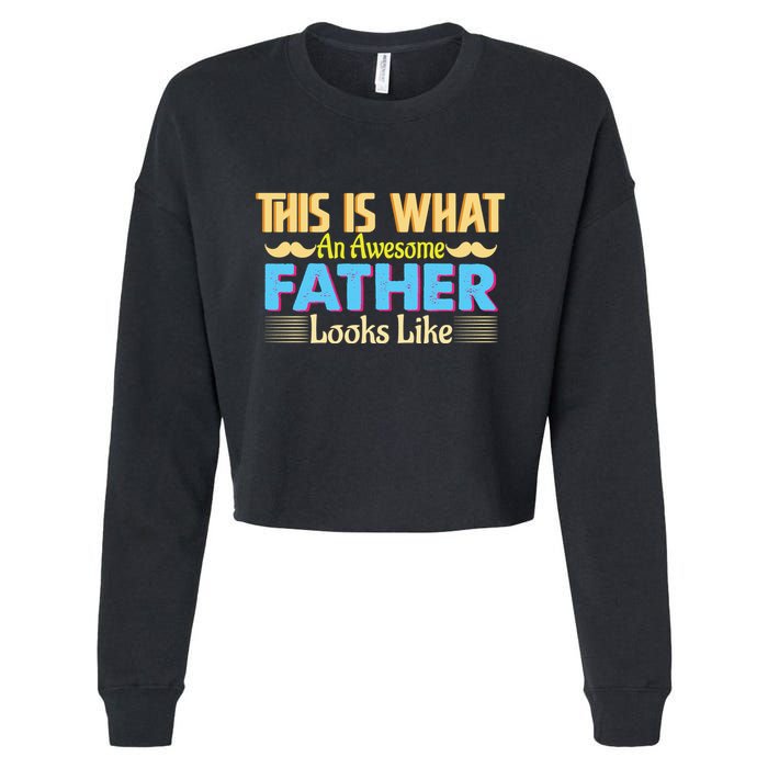 Father T Cropped Pullover Crew