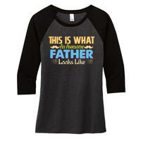 Father T Women's Tri-Blend 3/4-Sleeve Raglan Shirt