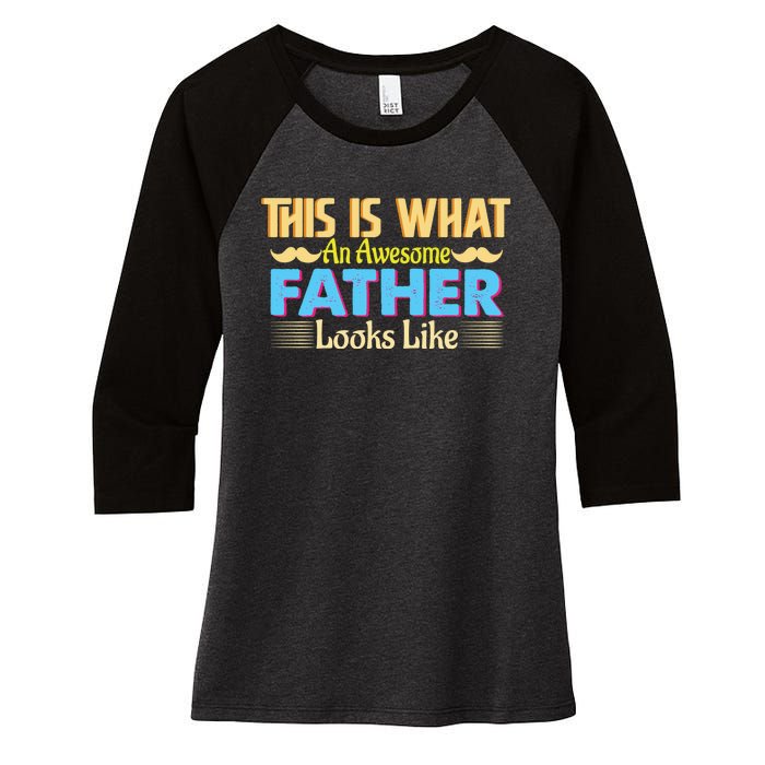 Father T Women's Tri-Blend 3/4-Sleeve Raglan Shirt