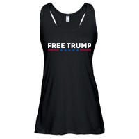 Free Trump Free Donald Trump I Stand With Trump Ladies Essential Flowy Tank