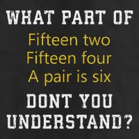 Fifn Two Fifn Four A Pair Is Six Funny Cribbage Game Knit Cap Winter Beanie