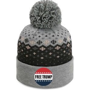 Free Trump Free Donald Trump I Stand With Trump The Baniff Cuffed Pom Beanie