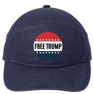 Free Trump Free Donald Trump I Stand With Trump 7-Panel Snapback Hat