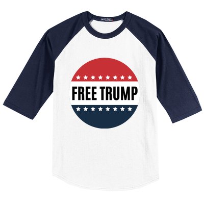 Free Trump Free Donald Trump I Stand With Trump Baseball Sleeve Shirt