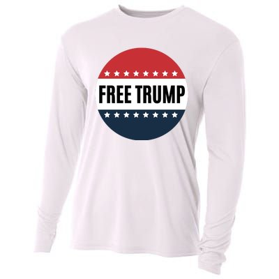 Free Trump Free Donald Trump I Stand With Trump Cooling Performance Long Sleeve Crew