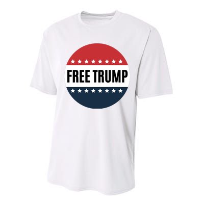 Free Trump Free Donald Trump I Stand With Trump Performance Sprint T-Shirt