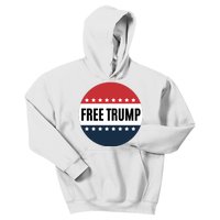 Free Trump Free Donald Trump I Stand With Trump Kids Hoodie