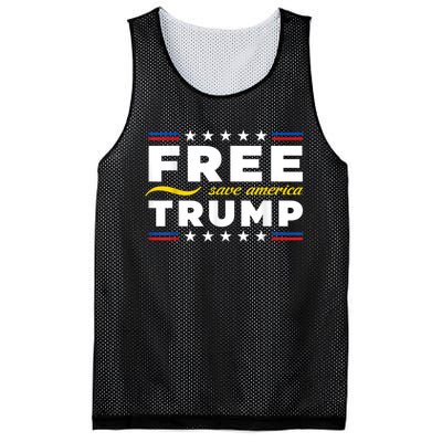 Free Trump, Free Donald Trump 2024 Mesh Reversible Basketball Jersey Tank