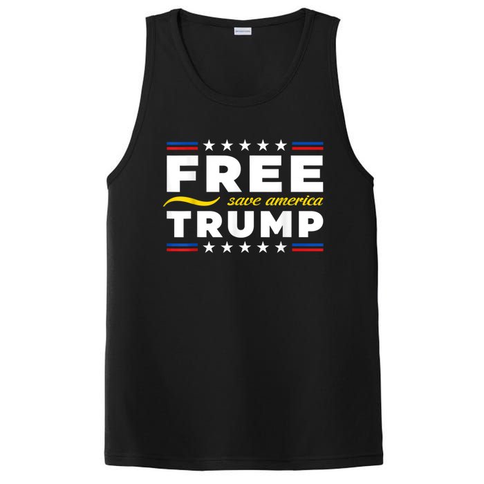 Free Trump, Free Donald Trump 2024 PosiCharge Competitor Tank