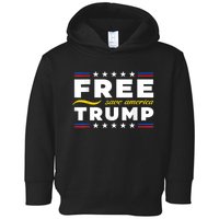 Free Trump, Free Donald Trump 2024 Toddler Hoodie