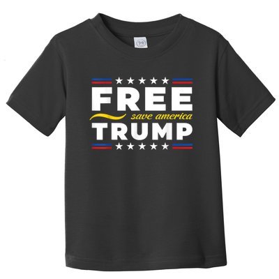 Free Trump, Free Donald Trump 2024 Toddler T-Shirt