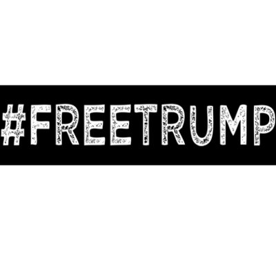 Free Trump, Free Donald Trump 2024 Bumper Sticker