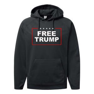 Free Trump Performance Fleece Hoodie