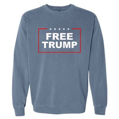 Free Trump Garment-Dyed Sweatshirt