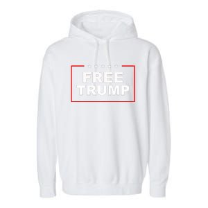 Free Trump Garment-Dyed Fleece Hoodie