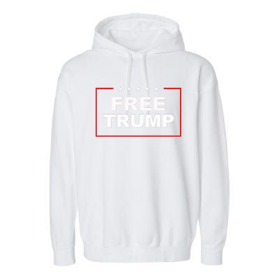 Free Trump Garment-Dyed Fleece Hoodie