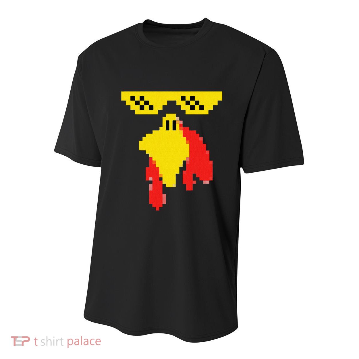 Funny Turkey Face 80s Video Game Thanksgiving Costume Youth Performance Sprint T-Shirt