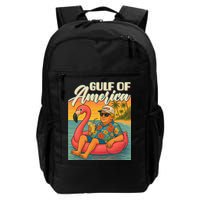Funny Trump Flamingo Float Gulf Of US America Beach Lover Backpack