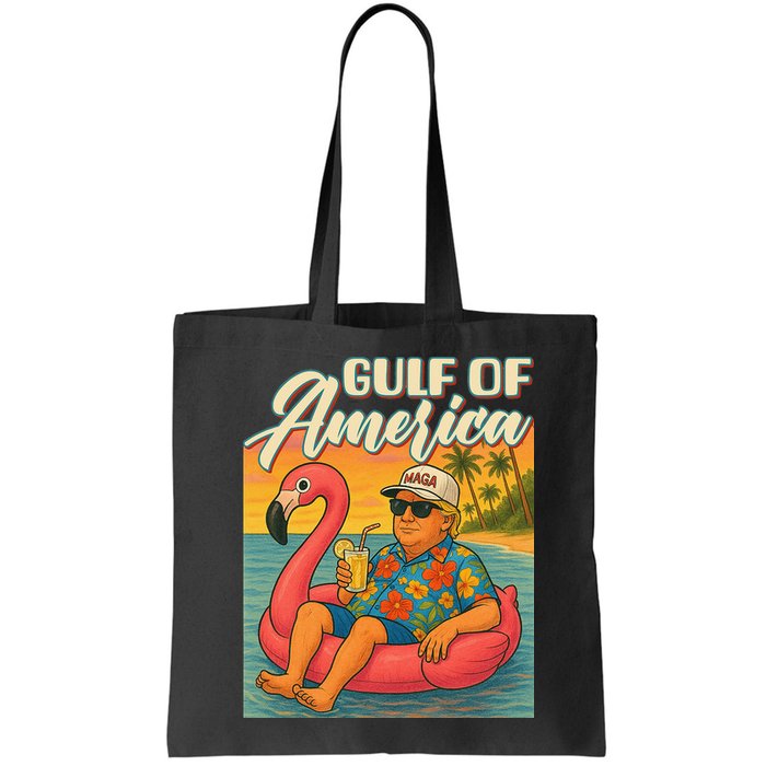 Funny Trump Flamingo Float Gulf Of US America Beach Lover Bag