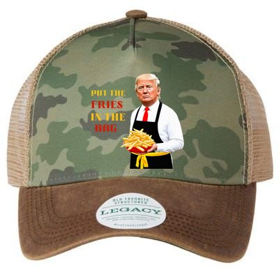 Funny Trump Fast Food Put The Fries In The Bag 2024 Legacy Tie Dye Trucker Hat