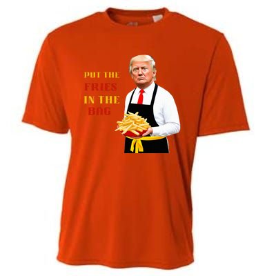 Funny Trump Fast Food Put The Fries In The Bag 2024 Cooling Performance Crew T-Shirt