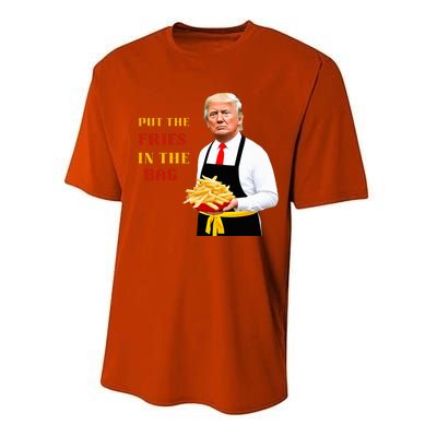 Funny Trump Fast Food Put The Fries In The Bag 2024 Performance Sprint T-Shirt